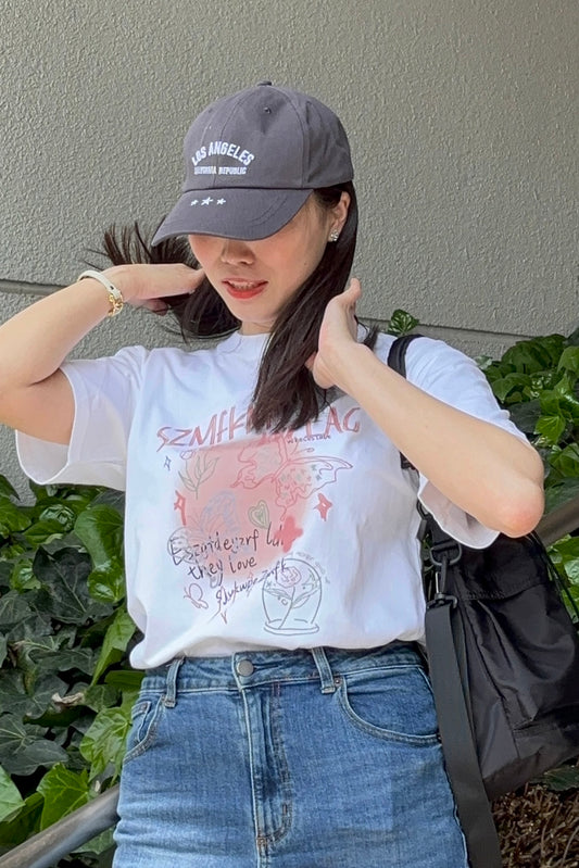 ユニセックス　韓国風　韓国ファッション　ノームコア　ボーイッシュ　夏　半袖　Tシャツ　大人かわいい　 1211